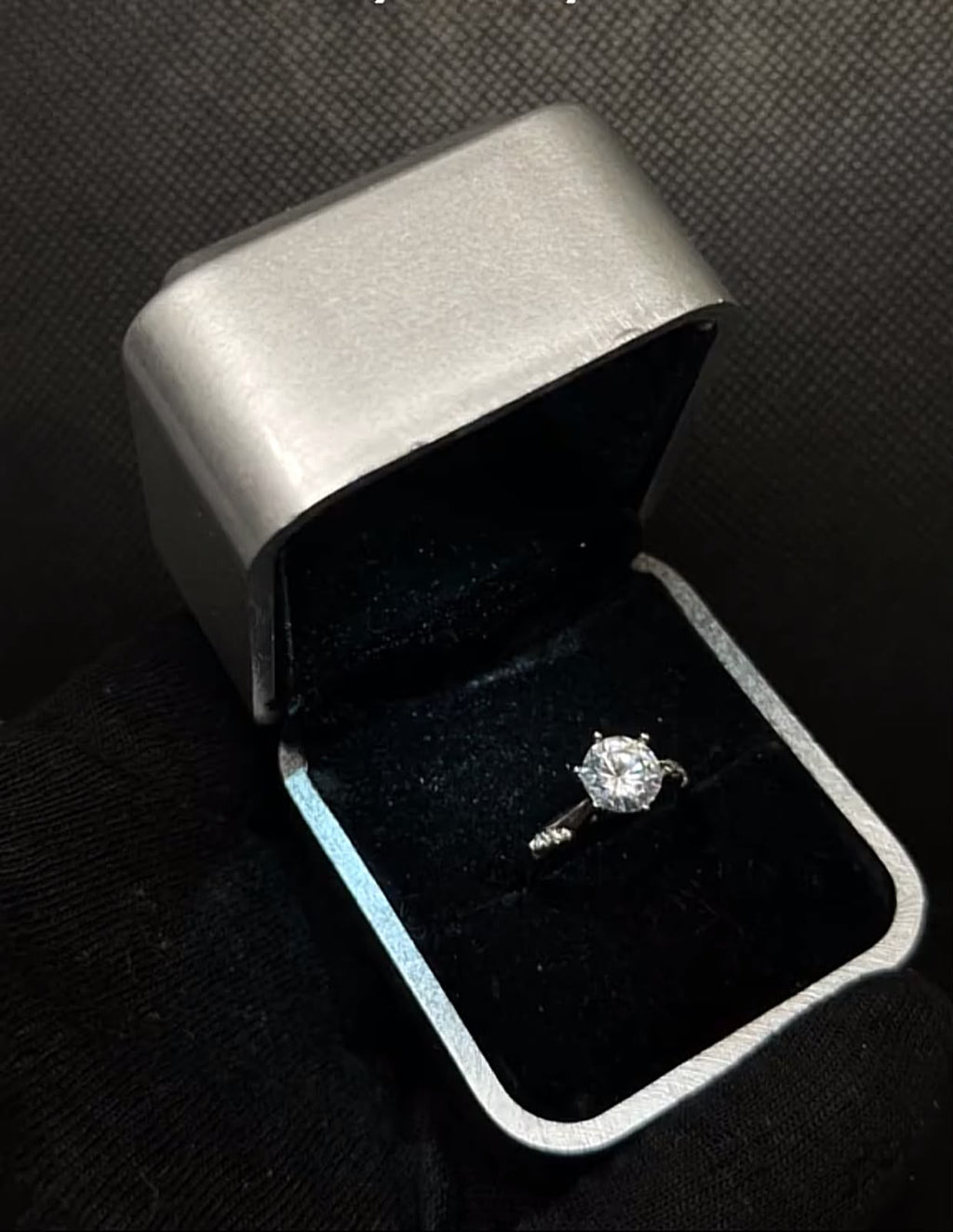 Classic Solitaire Engagement Ring | Round Cut Diamond Ring